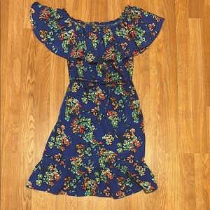 Merona Vibrant Floral Mini Off-Shoulder women’s Dress